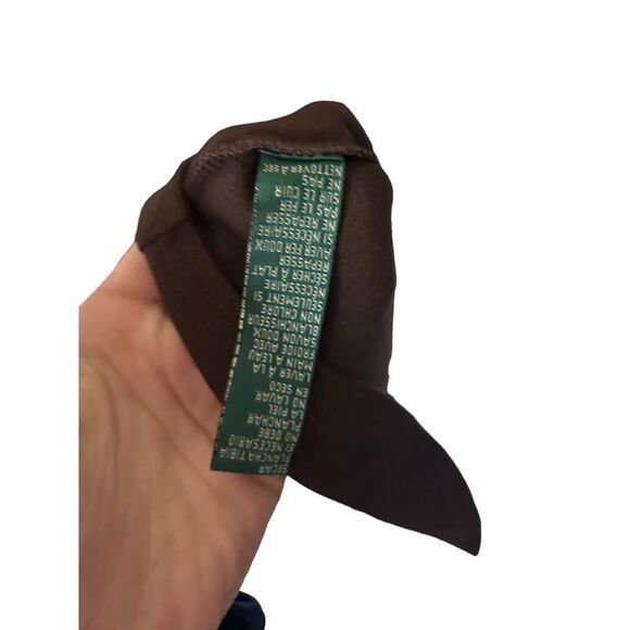 Lauren Ralph Lauren Chest Pocket Roll Tab Sleeve Button Down Shirt Purple Small - Picture 7 of 9